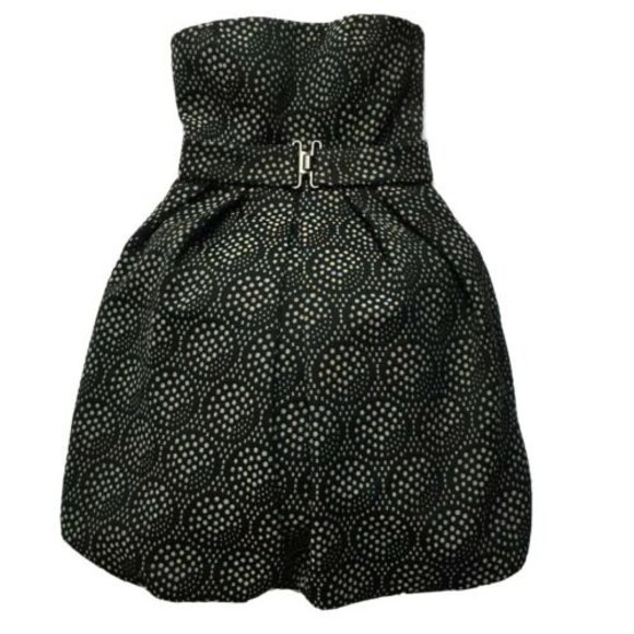 Zara Dresses & Skirts - Zara Strapless Y2K Bubble Prom Goth Grunge Cocktail Dress 90s 80s Bratz punk